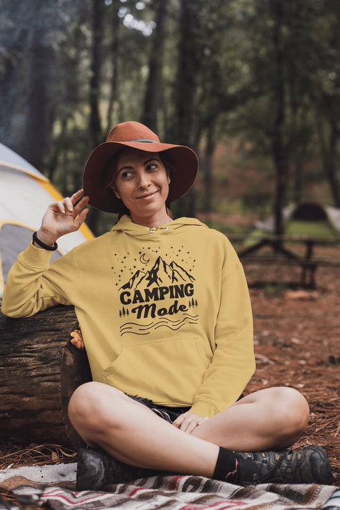C & Win Sports Camping Mode Hoodie Gold / S - C & Win Sports